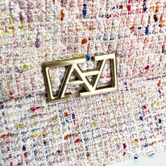 Aldo Tweed Hand Bag Hobo Strap - Picture 4 of 6